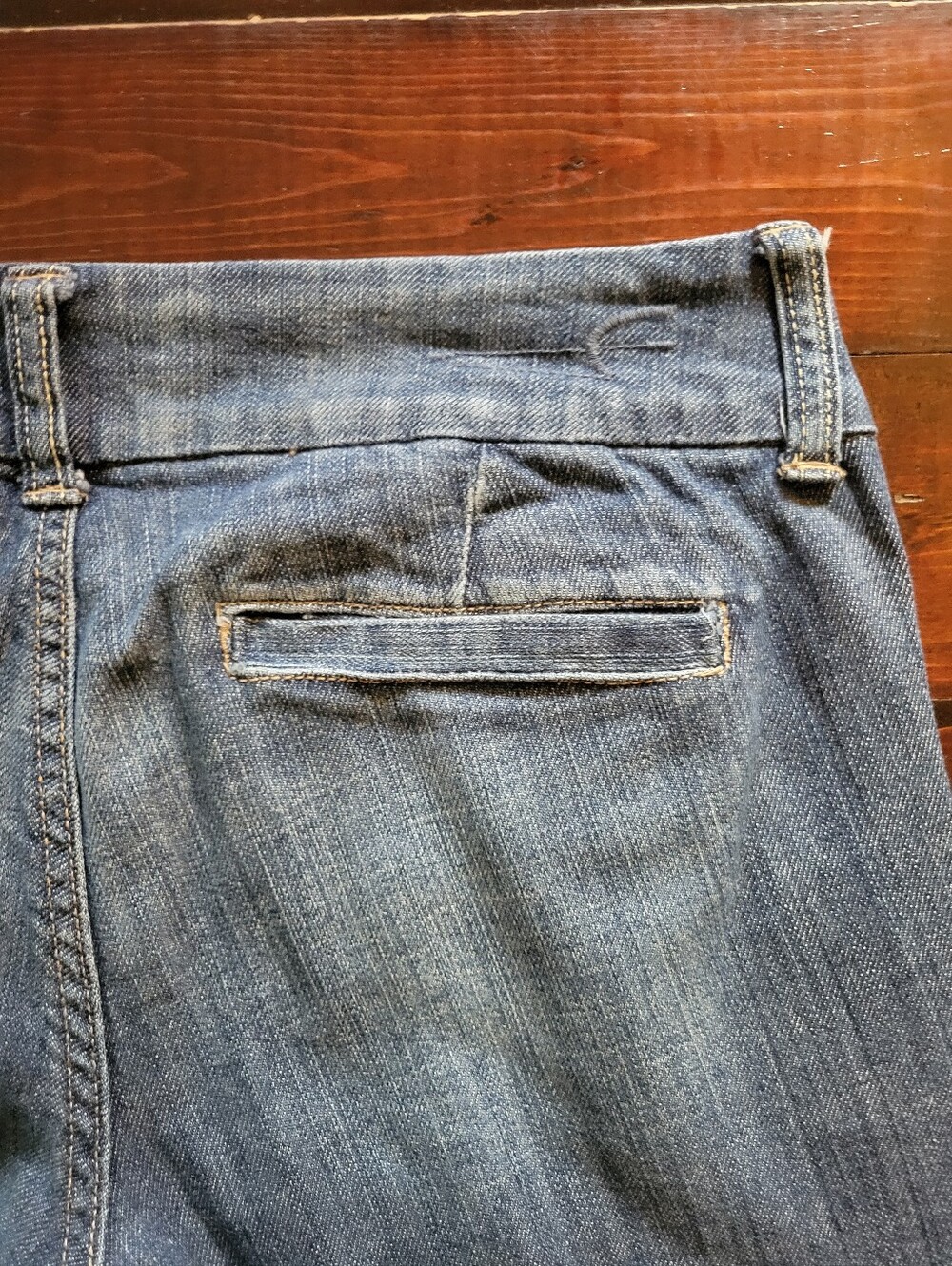 **SOLD**Vintage Y2K American Eagle Wide-Leg Low-Rise Trouser Jeans**SOLD** - Picture 6 of 7